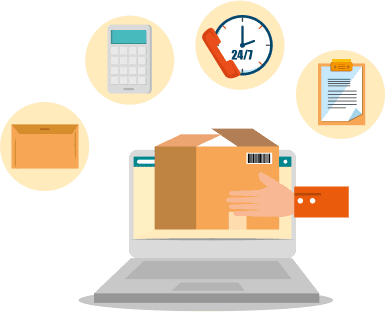USA to Bangladesh shipping rate calculator illustration